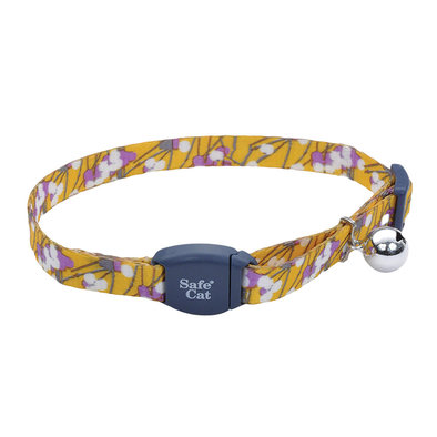 Cat Collar Adjustable Breakaway Magnetic - Flower - 3/8 x 8-12"