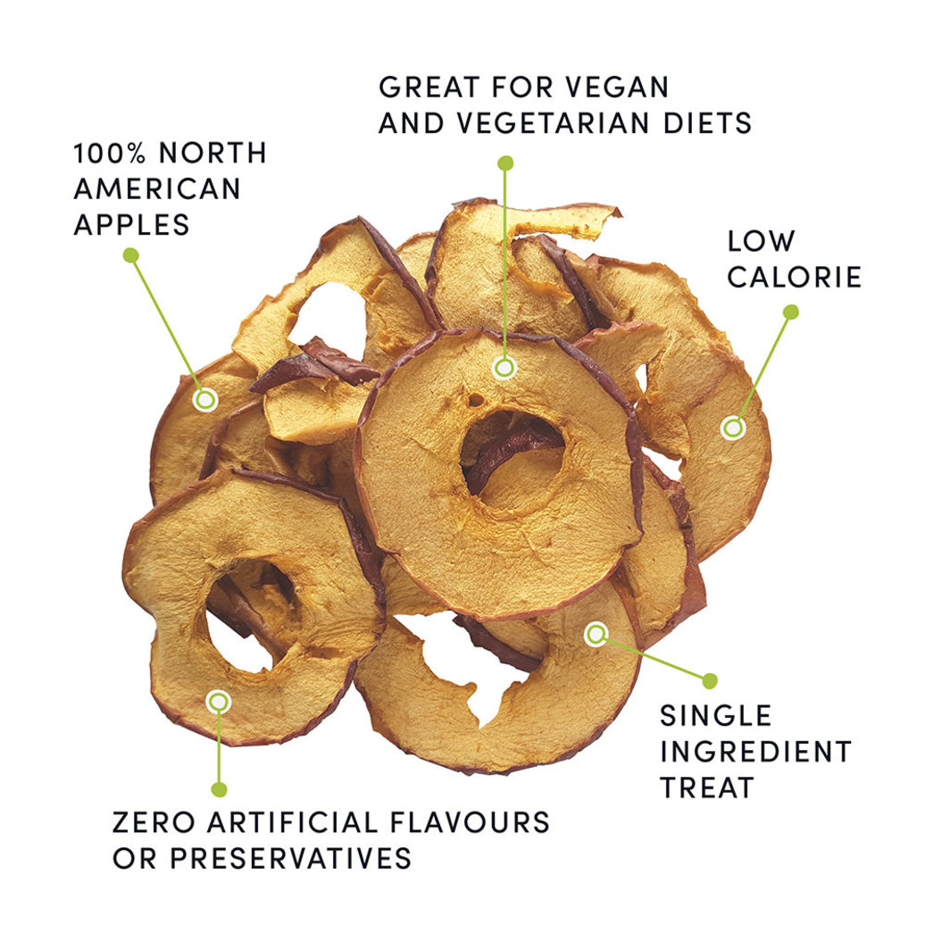 View larger image of Crumps' Naturals, Apple Bites - 100 g - Dog Treat
