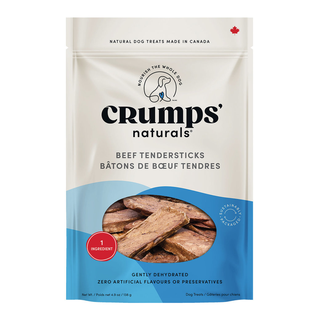 View larger image of Crumps' Naturals, Beef Tender Sticks Dog Treats