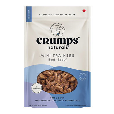 Crumps' Naturals, Mini Trainers Beef (semi-moist)