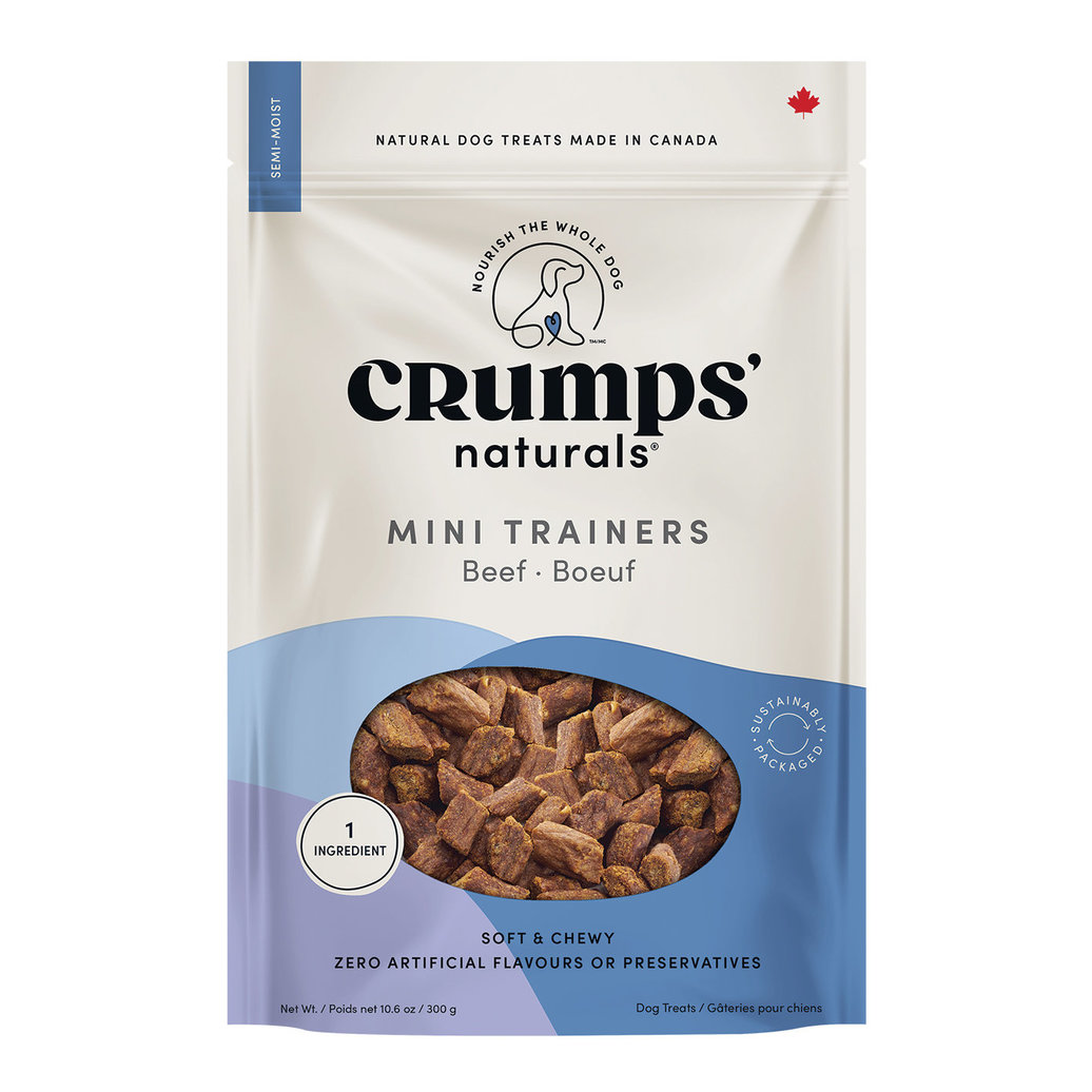 View larger image of Crumps' Naturals, Mini Trainers Beef (semi-moist)
