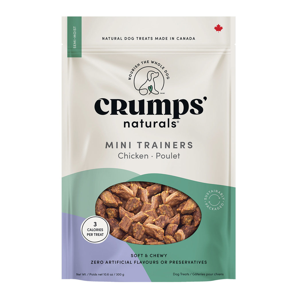 View larger image of Crumps' Naturals, Mini Trainers Chicken (semi-moist)