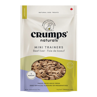 Crumps' Naturals, Mini Trainers Freeze Dried Beef Liver