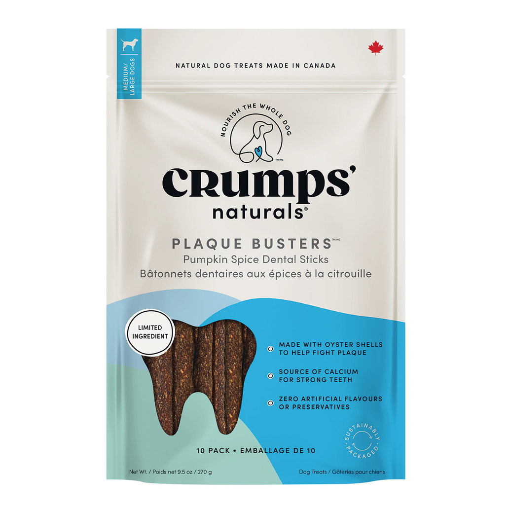 View larger image of Crumps' Naturals, Pumpkin Spice Plaque Buster - 31 g