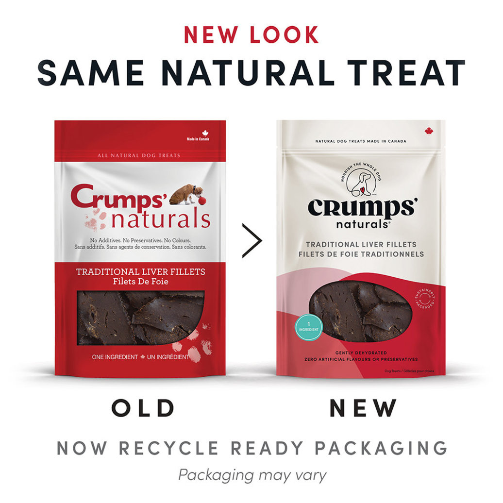 View larger image of Crumps' Naturals, Traditional Liver Fillets Dog Treats