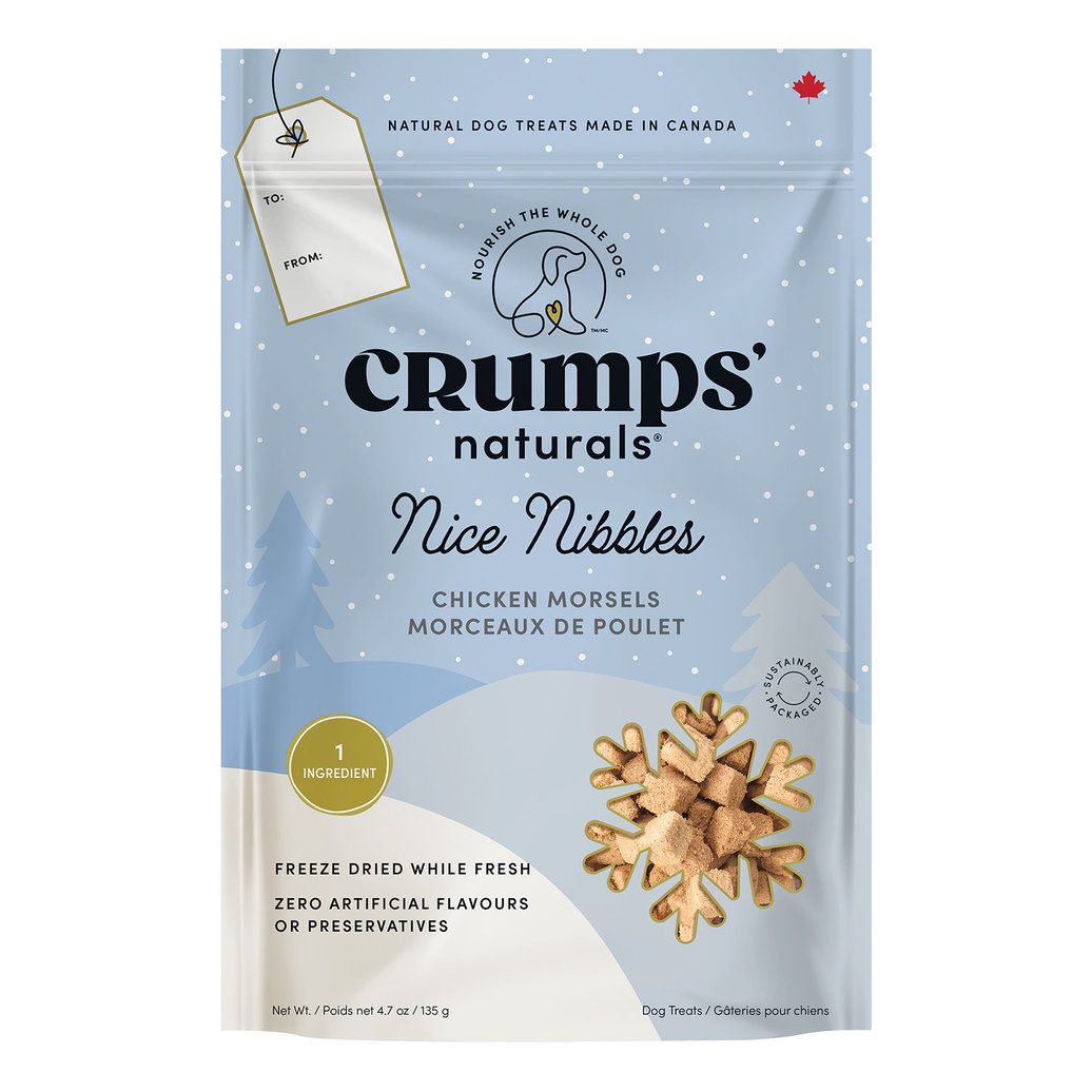 View larger image of Crumps' Naturals, Nice Nibbles - Chicken Morsels - 135 g - Dog Treat