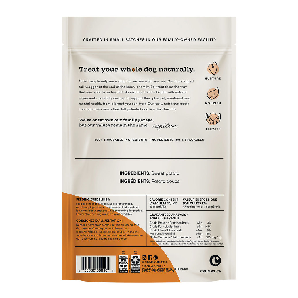 View larger image of Sweet Potato Rawhide Dog Treats - 330 g