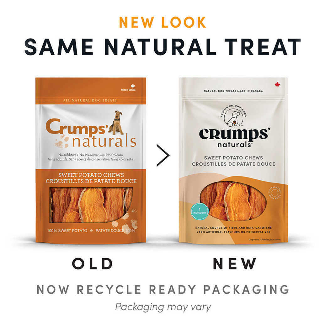 View larger image of Crumps' Naturals, Sweet Potato Chews - 330 g