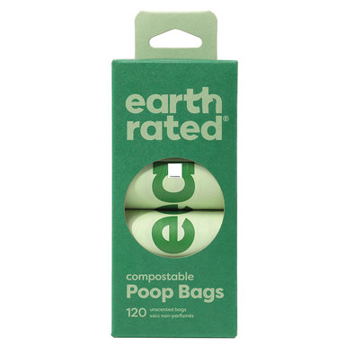 Earth Rated, PoopBags Compostable Refill Rolls - 120 Ct
