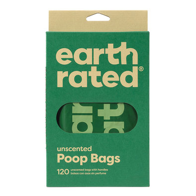 PoopBags Unscented with Handles- 120 Ct