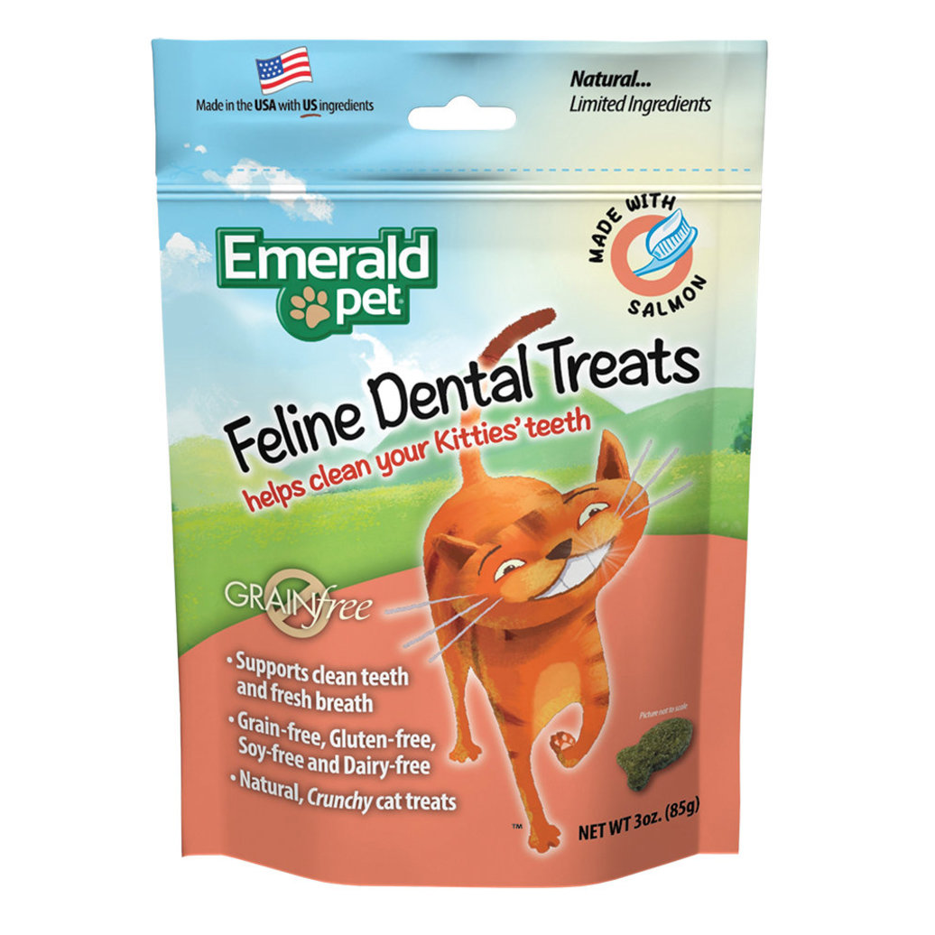 View larger image of Emerald Pet, Feline Dental Treat - Salmon - 85 g