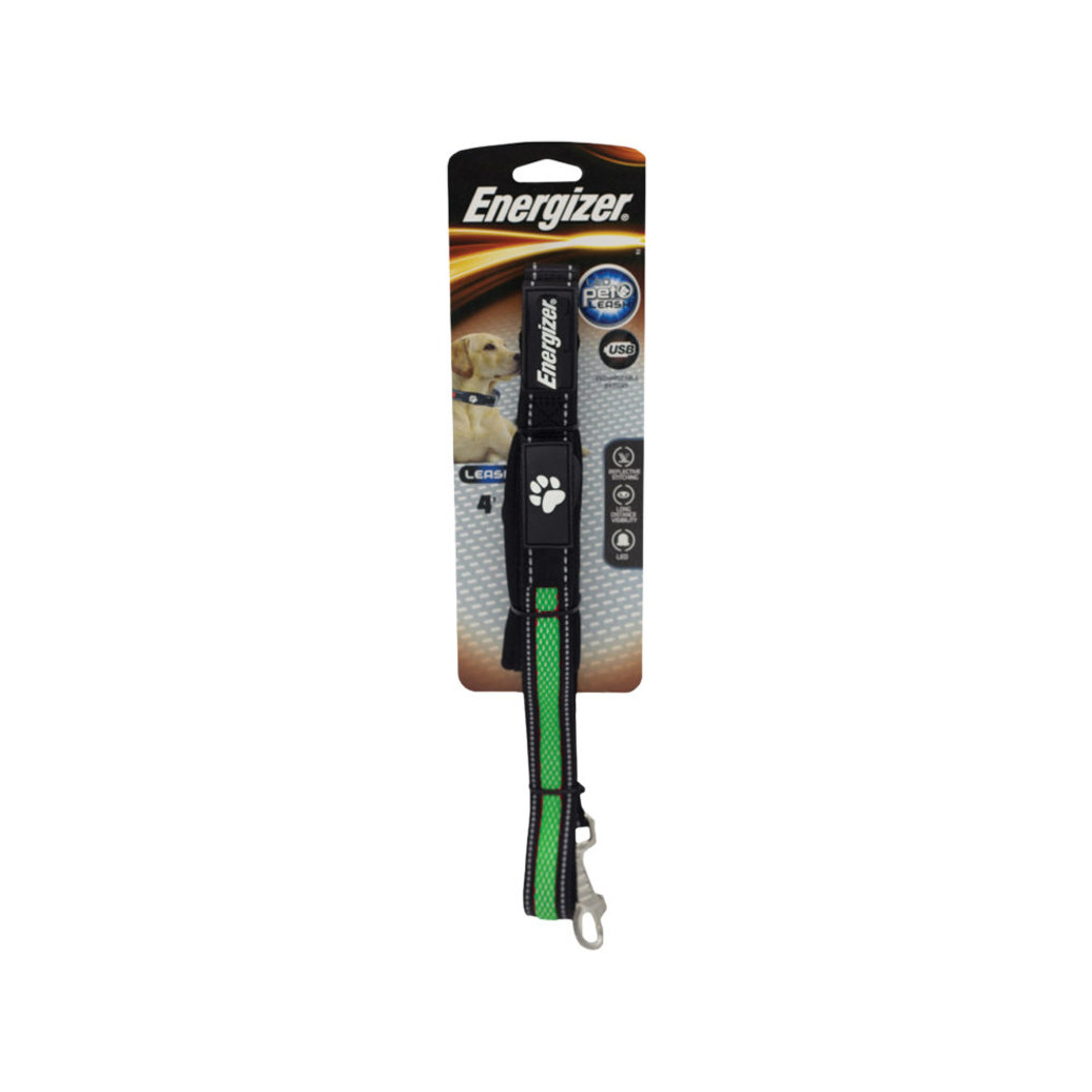 View larger image of Light Up Leash - Green - 4'