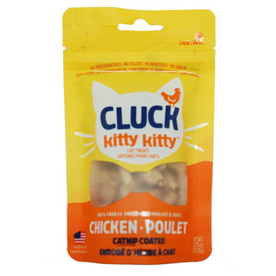 Cluck Kitty Kitty FD Treat - Chicken w/ Catnip - 21 g
