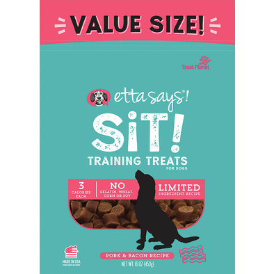 Etta Says!, Sit! Training Treats - Bacon - 6 oz