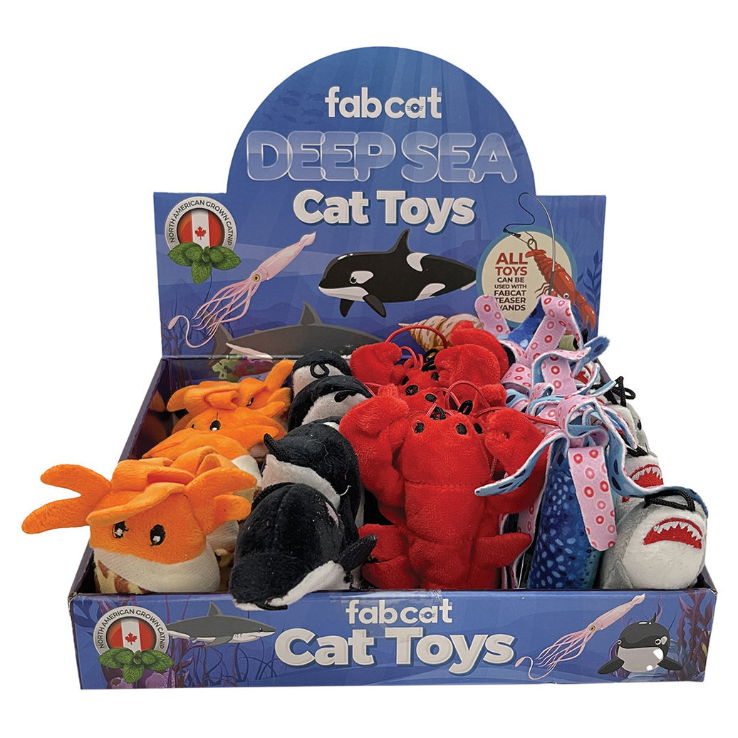 View larger image of FabCat, Deep Sea Cat Toys - Assorted