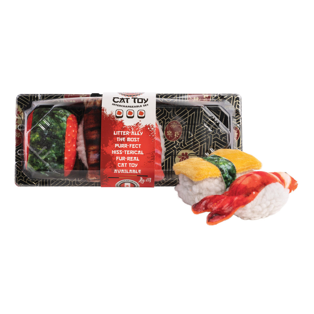 View larger image of FabCat, Sushi with Tray - 5pc set