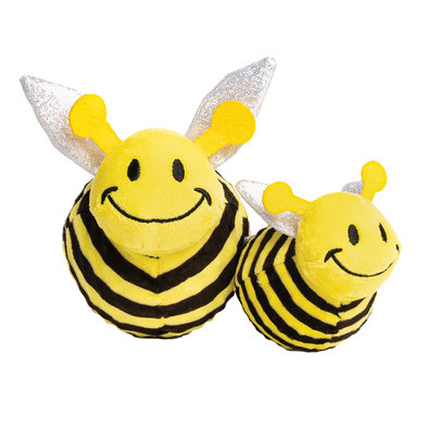 FabDog, Faball Squeakey Dog Toy - Bumble Bee