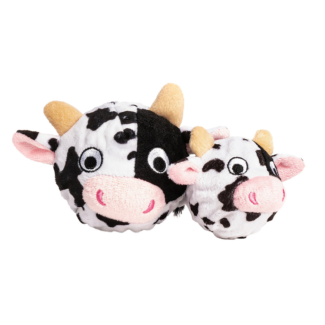 View larger image of FabDog, Faball Squeakey Dog Toy - Cow