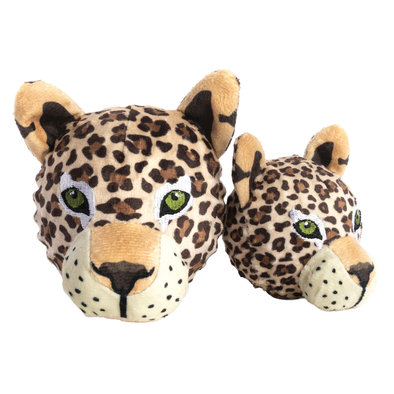 FabDog, Faball Squeakey Dog Toy - Leopard