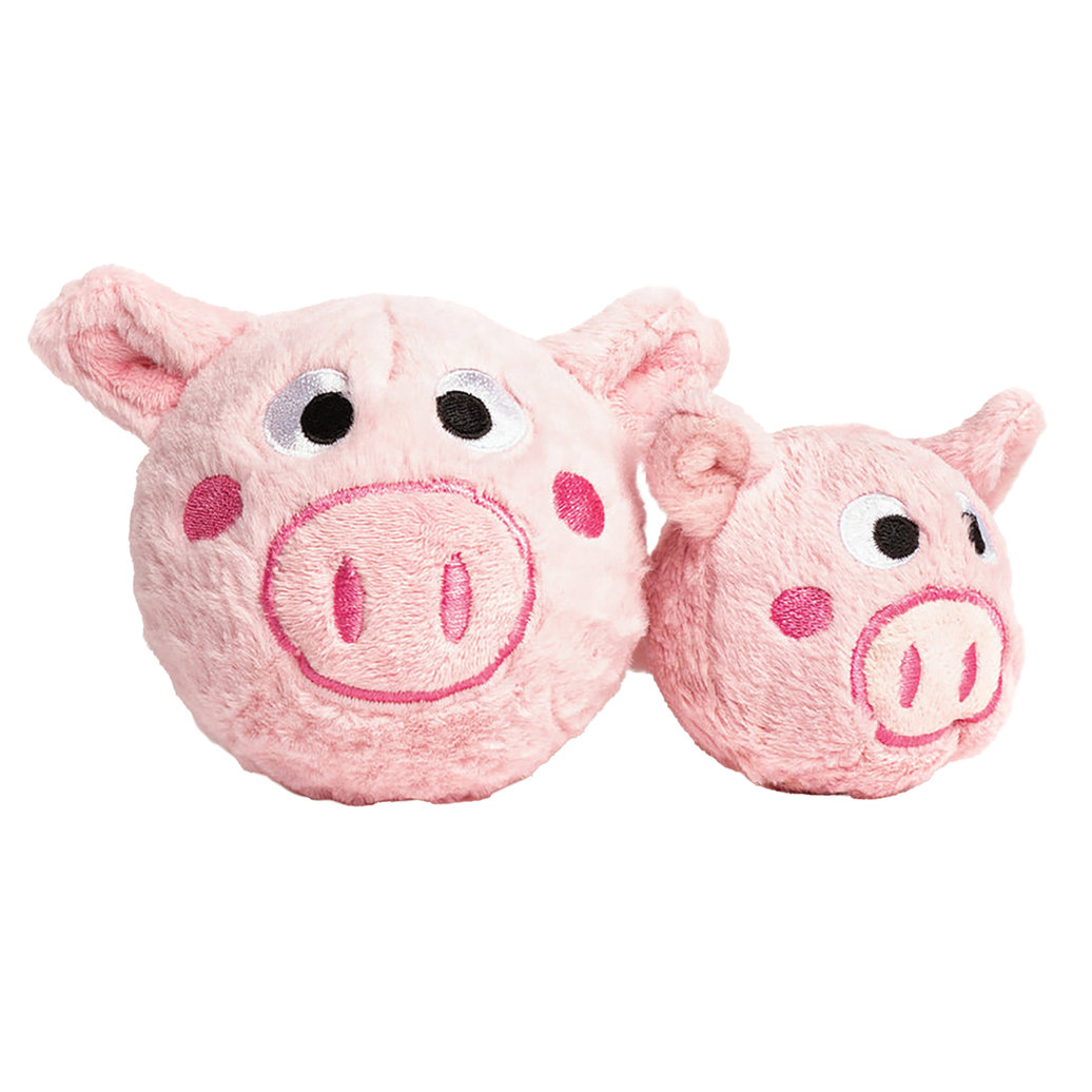 View larger image of FabDog, Faball Squeakey Dog Toy - Pig