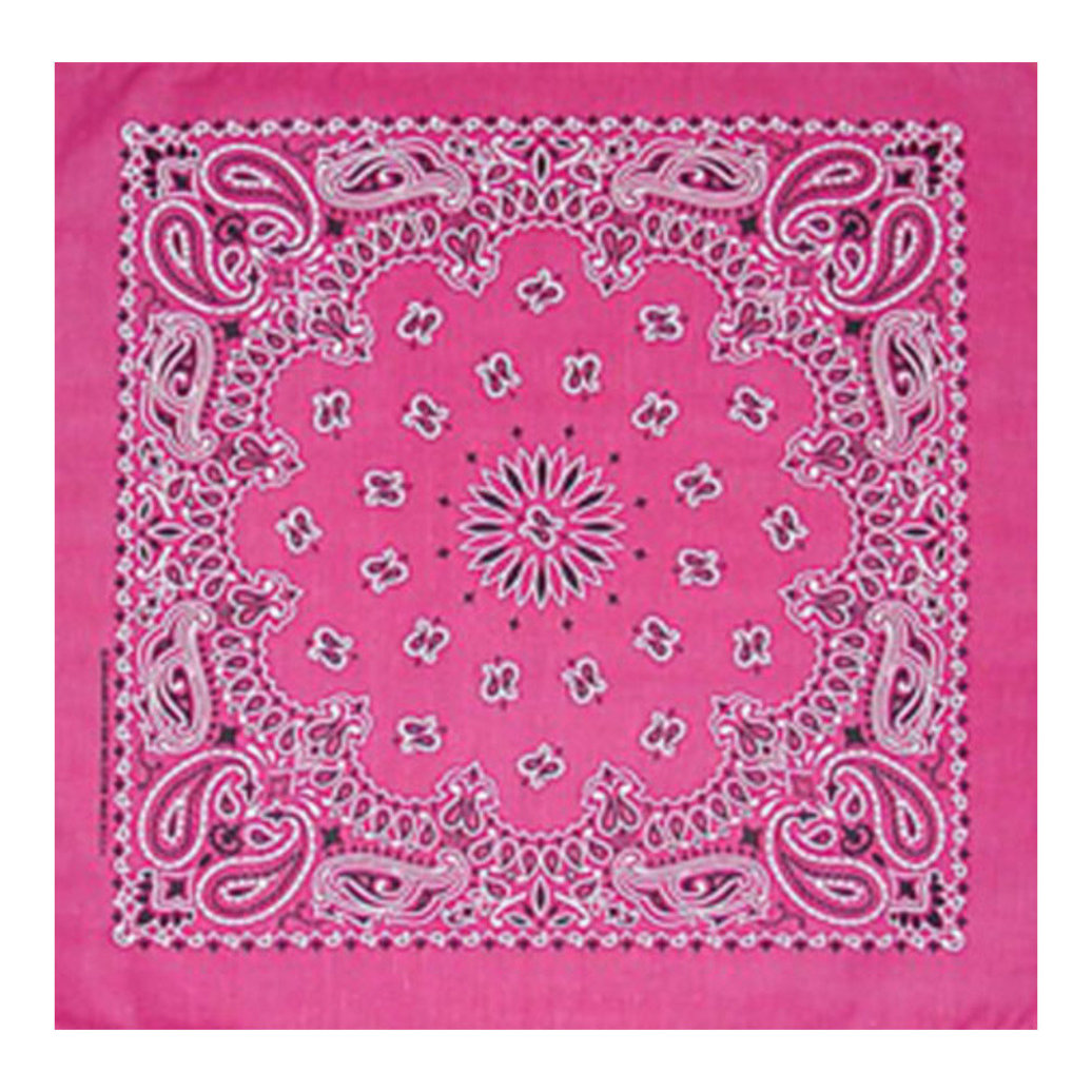 View larger image of Fashion Bandana, Bandana - Paisley Hot Pink