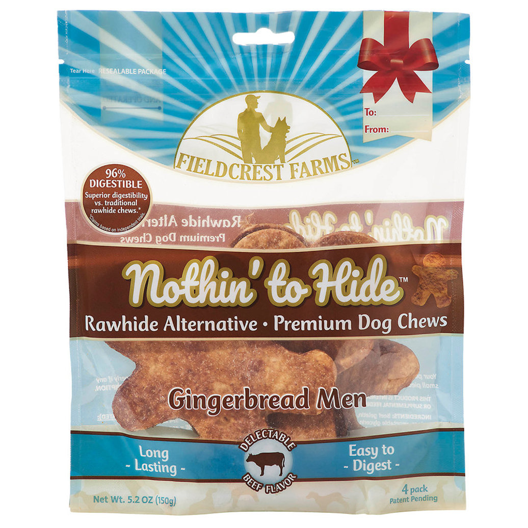 View larger image of Fieldcrest Farms, Nothin' to Hide - Gingerbread Man - Beef - 4 pk