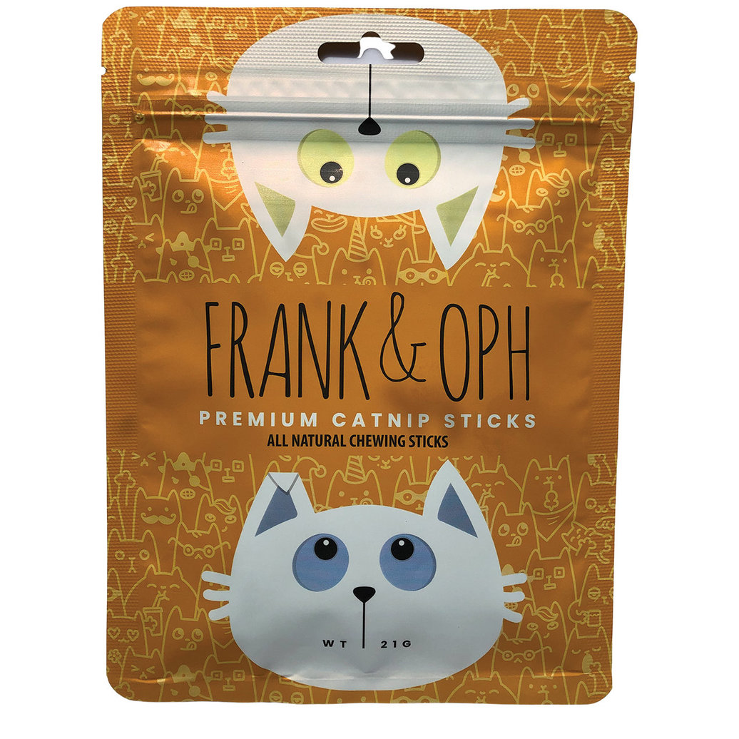 View larger image of Frank and Oph, Organic Catnip Sticks - 10pk