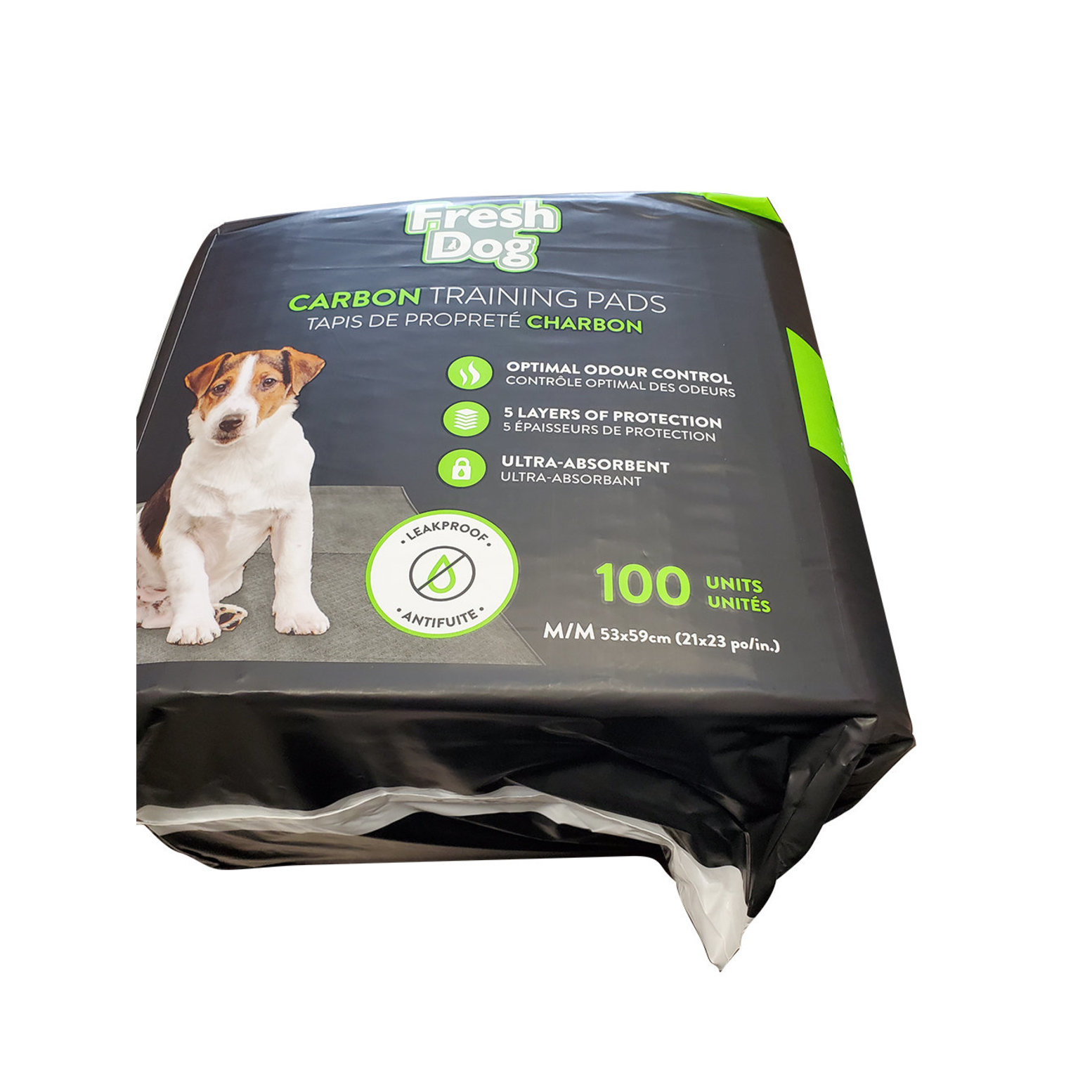 Fresh Dog Puppy Pads Carbon Size 100 Pack