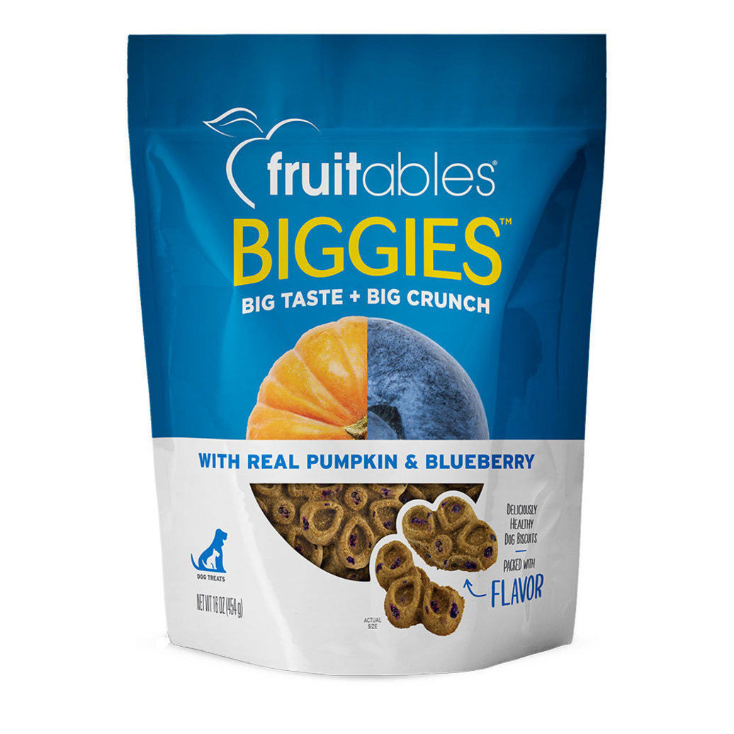 View larger image of Fruitables, BIGGIES Pumpkin & Blueberry - 454 g