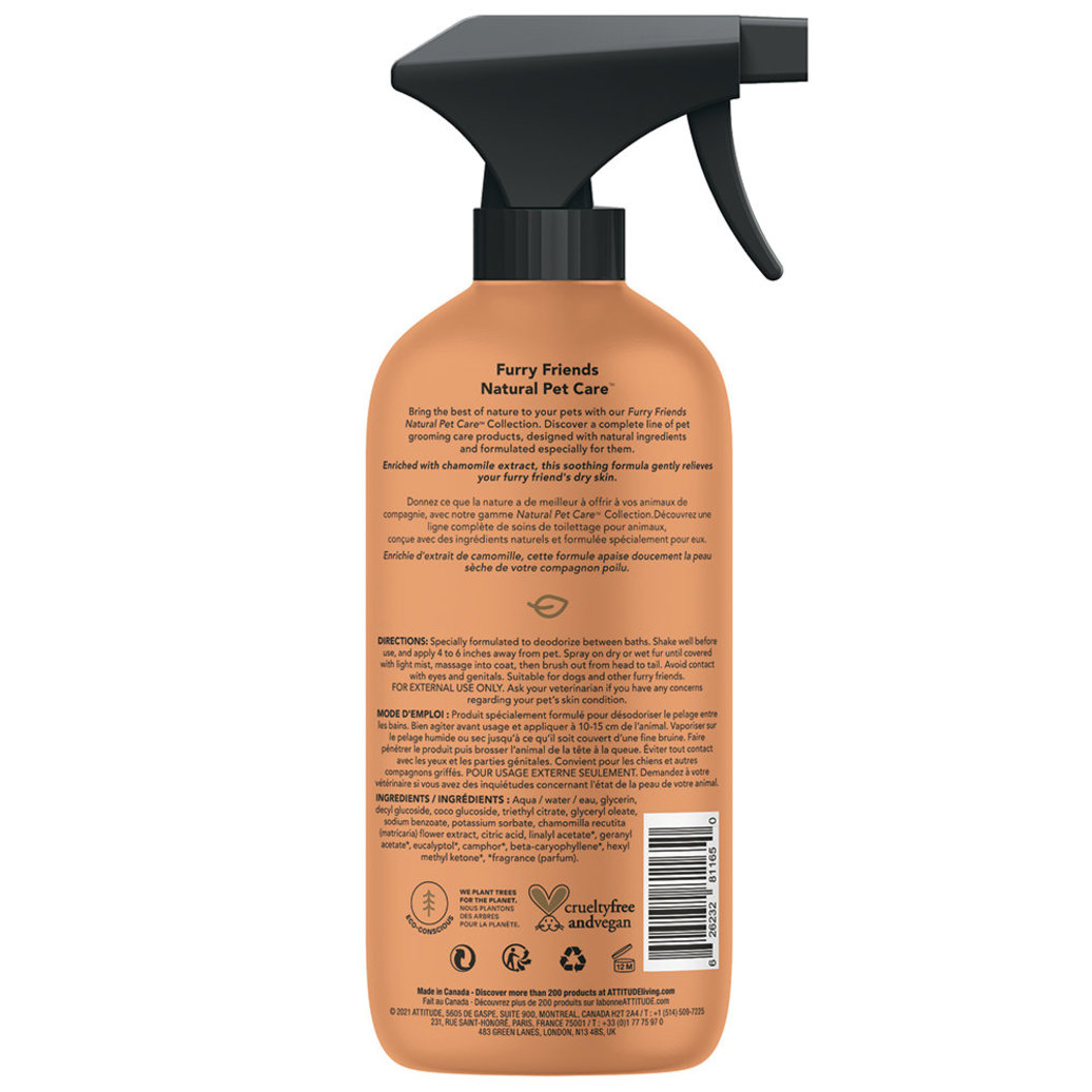 View larger image of Furry Friends - Natural Pet Care, Deodorizing & Itch Soothing Waterless Shampoo - Lavender - 473 ml