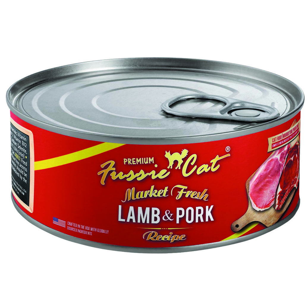 View larger image of Fussie Cat, Market Fresh Lamb and Pork - 156 g