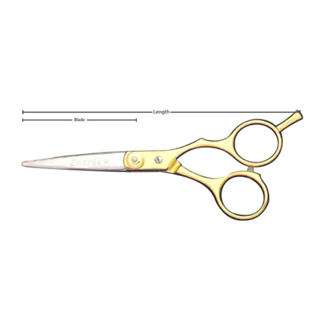 View larger image of Entree Gold Shears, Curved - 5.5"