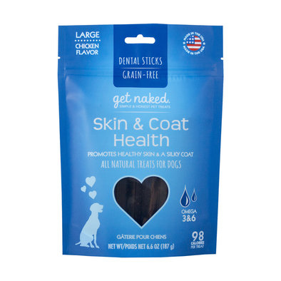 Get Naked, Dental Chew, Skin&Coat - Large - 187 g