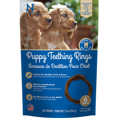Get Naked, Puppy Teething Rings - Peanut Butter