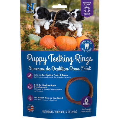 Get Naked, Puppy Teething Rings = Pumpkin