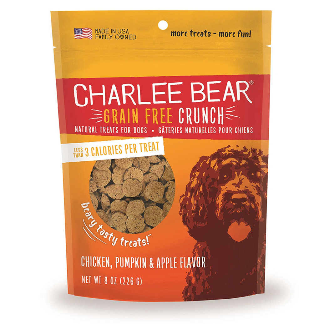 View larger image of Charlee Bear, GF Crunch Treat - Chicken & Apple - 227 g