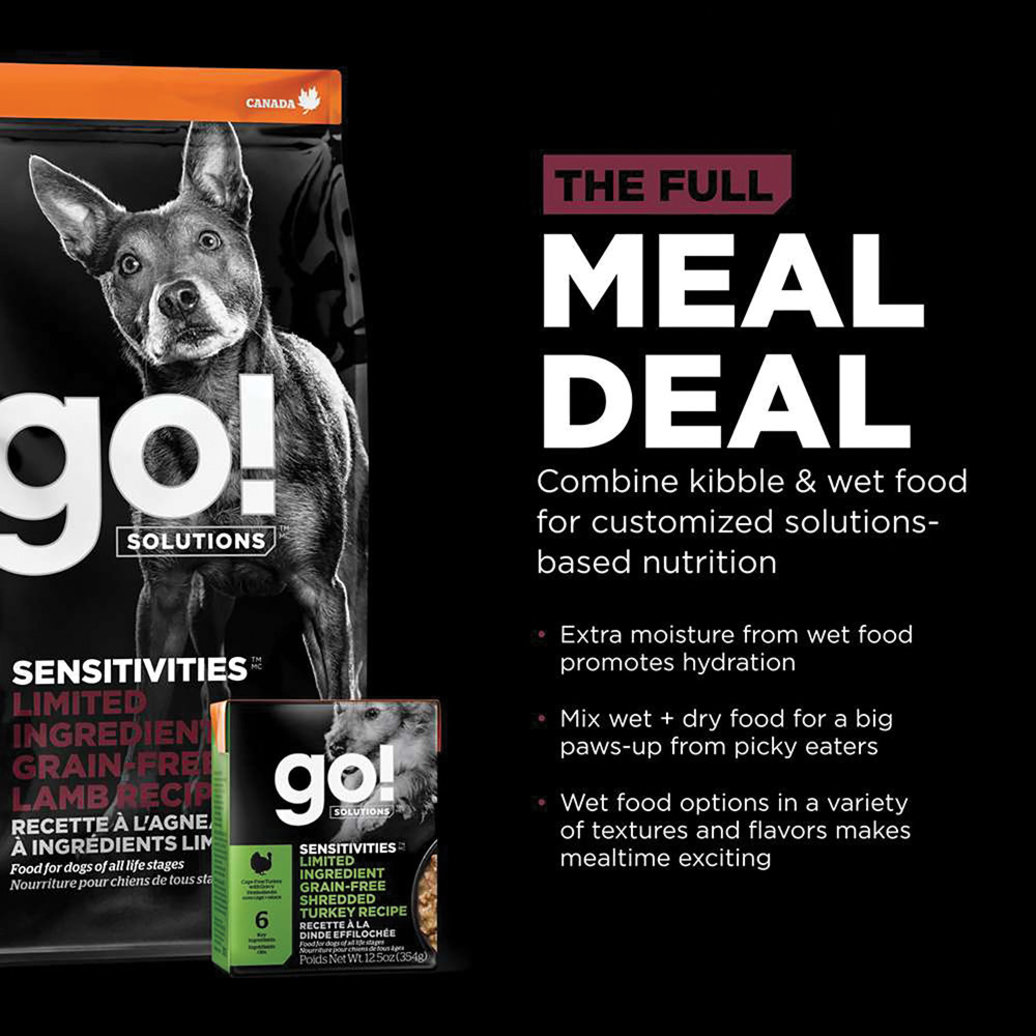 View larger image of GO! SOLUTIONS, SENSITIVITIES Limited Ingredient Grain Free Lamb Recipe for dogs