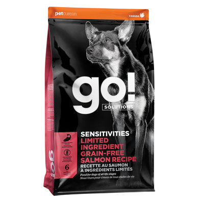 GO! SOLUTIONS, SENSITIVITIES Limited Ingredient Grain Free Salmon Recipe for dogs