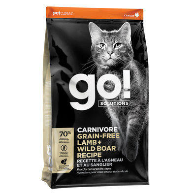CARNIVORE Grain Free Lamb + Wild Boar Recipe for cats