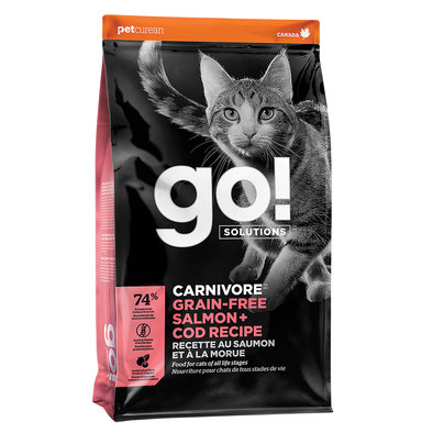 CARNIVORE Grain Free Salmon + Cod Recipe for cats