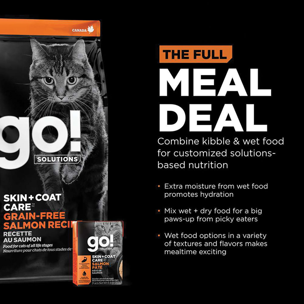 View larger image of GO! SOLUTIONS, SKIN + COAT CARE Grain Free Salmon Recipe for cats