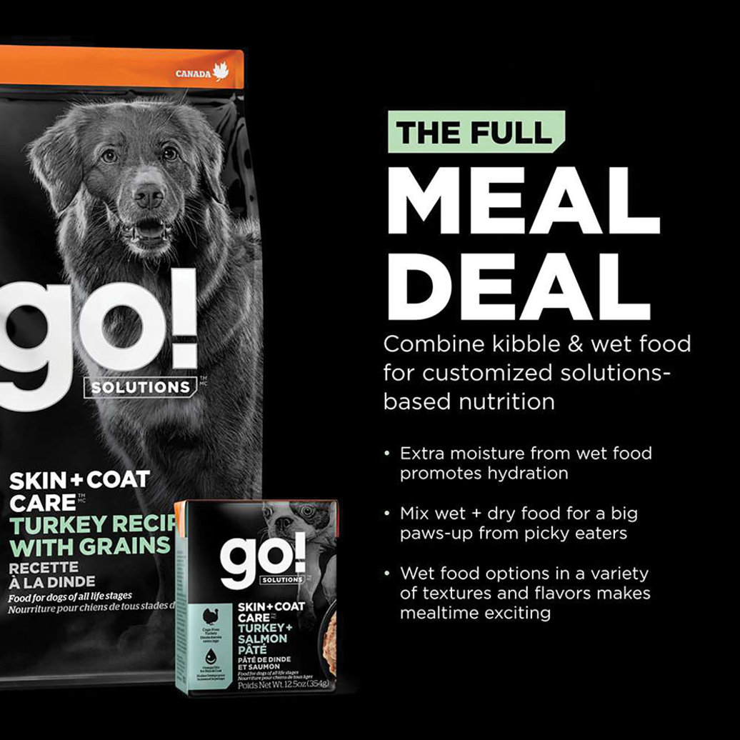 View larger image of GO! SOLUTIONS, SKIN + COAT CARE Turkey Recipe With Grains for dogs
