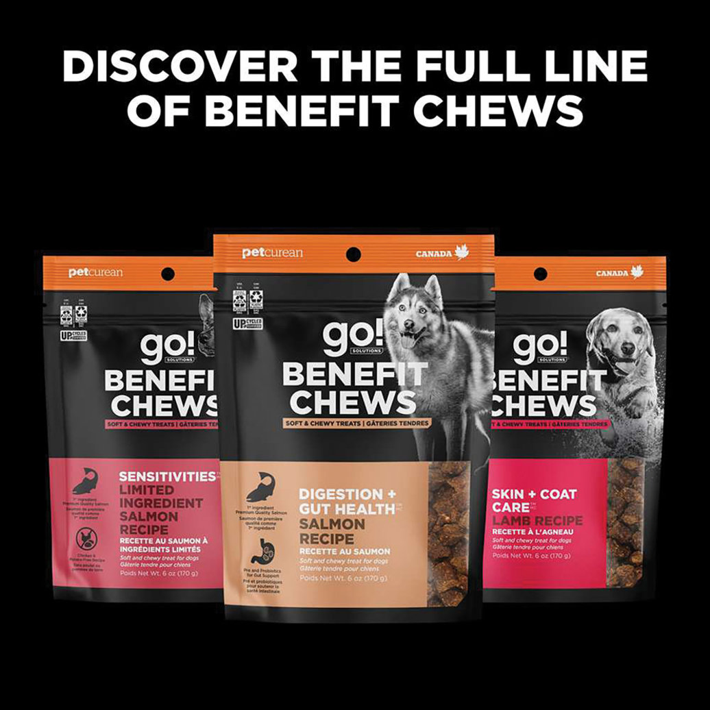 View larger image of Go! Solutions,Benefit Chews - Digestion + Gut Health Salmon Dog Treats - 170 g