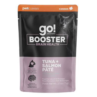 GO! SOLUTIONS,  BOOSTER Brain Health Tuna + Salmon Pate - 71 g - Wet Cat Food