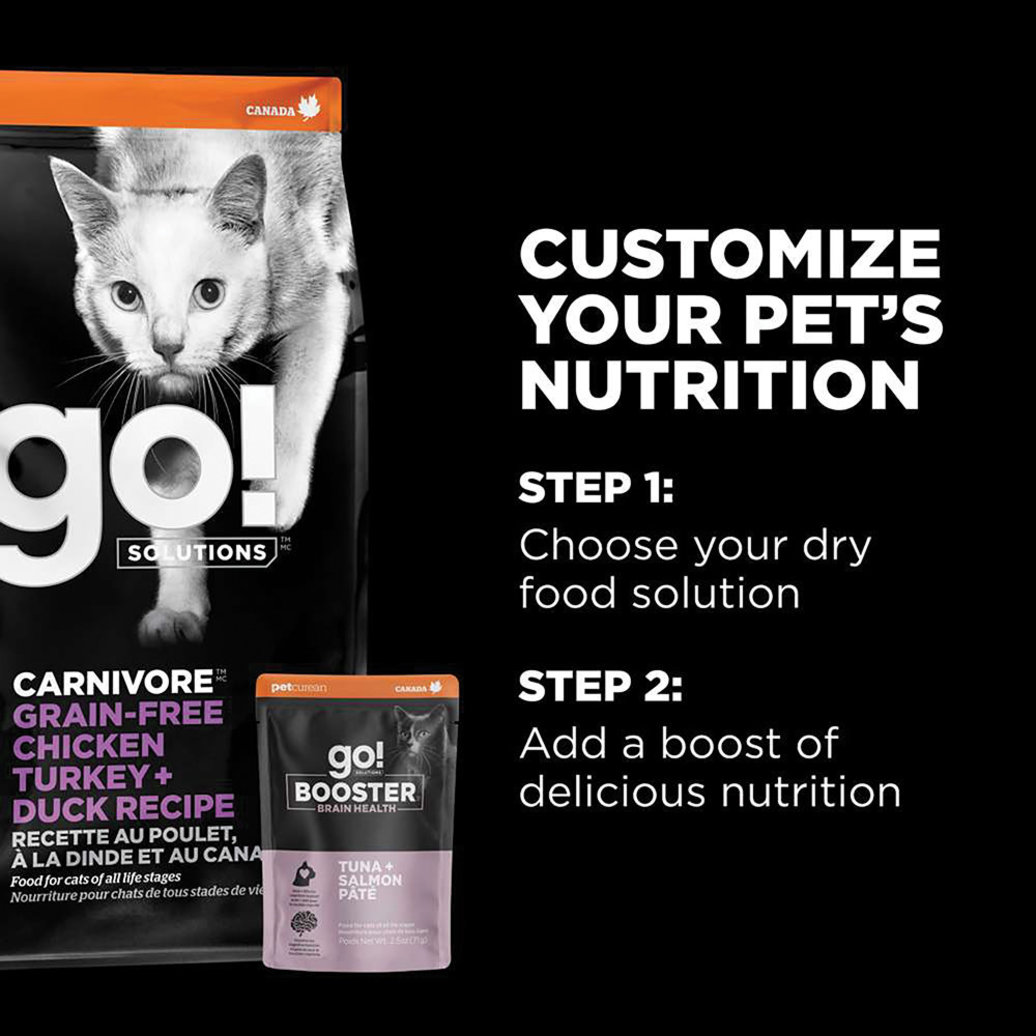 View larger image of GO! SOLUTIONS,  BOOSTER Brain Health Tuna + Salmon Pate - 71 g - Wet Cat Food