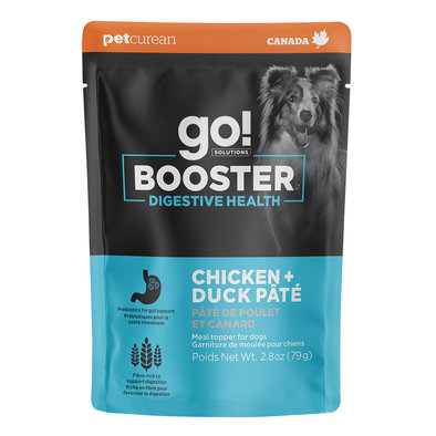 GO! SOLUTIONS,  BOOSTER Digestive Health Chicken + Duck Pate - 78 g - Wet Dog Food