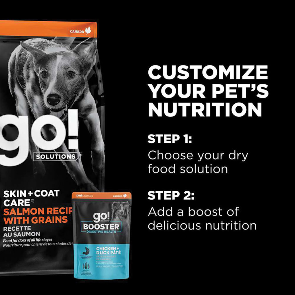 View larger image of GO! SOLUTIONS,  BOOSTER Digestive Health Chicken + Duck Pate - 78 g - Wet Dog Food