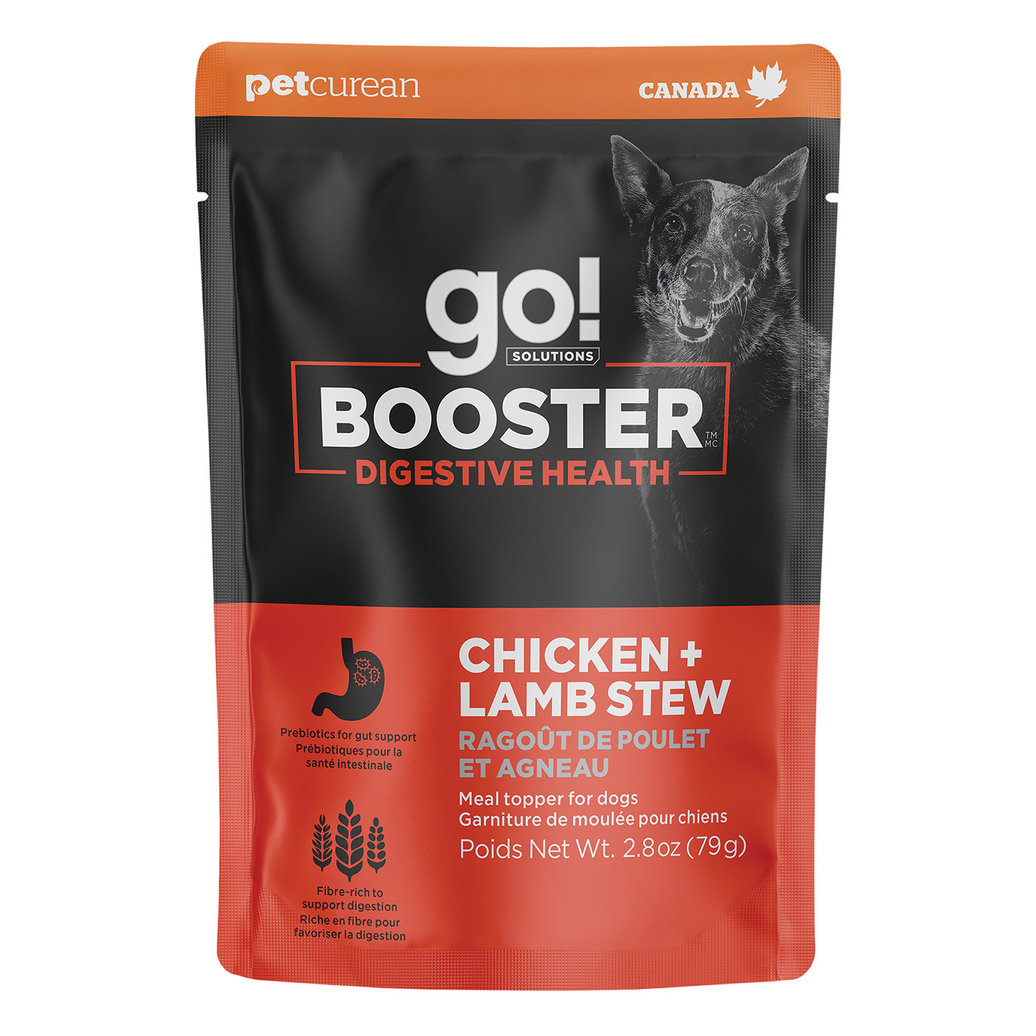 View larger image of GO! SOLUTIONS,  BOOSTER Digestive Health Chicken + Lamb Stew - 78 g - Wet Dog Food
