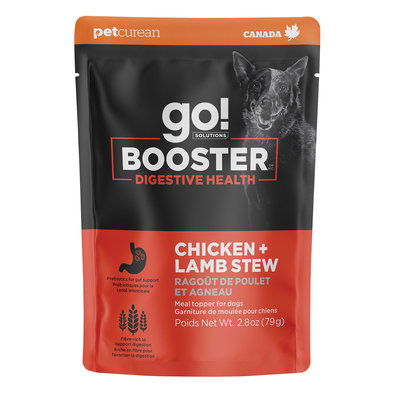 GO! SOLUTIONS,  BOOSTER Digestive Health Chicken + Lamb Stew - 78 g - Wet Dog Food