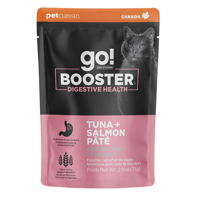 GO! SOLUTIONS,  BOOSTER Digestive Health Tuna + Salmon Pate - 71 g - Wet Cat Food